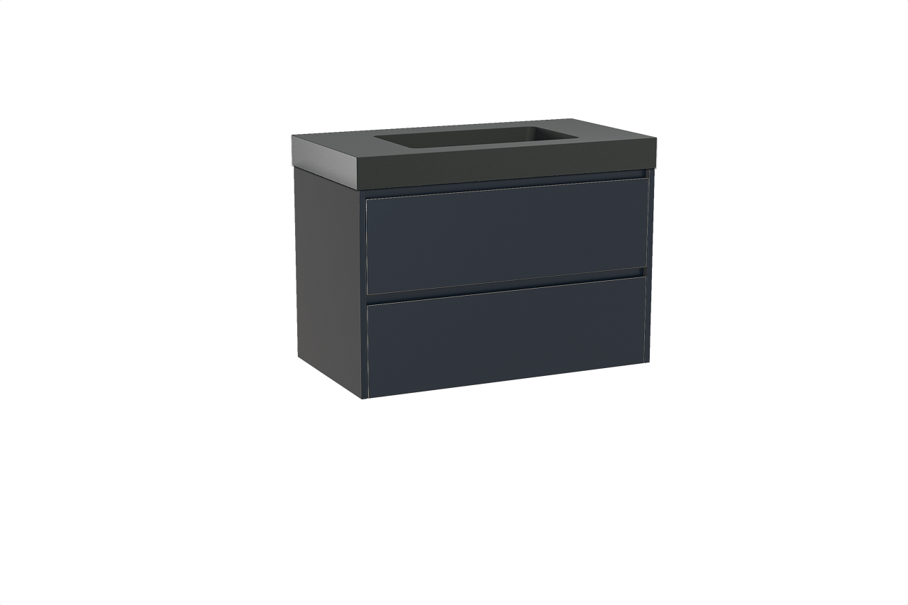 Storke Seda Badmöbel Set mit Scuro High Waschtisch