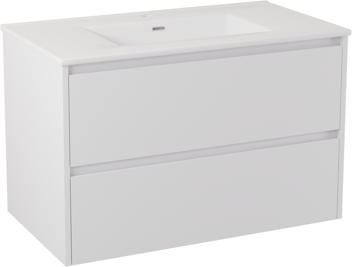 Storke Seda meuble salle de bains avec lavabo Kera