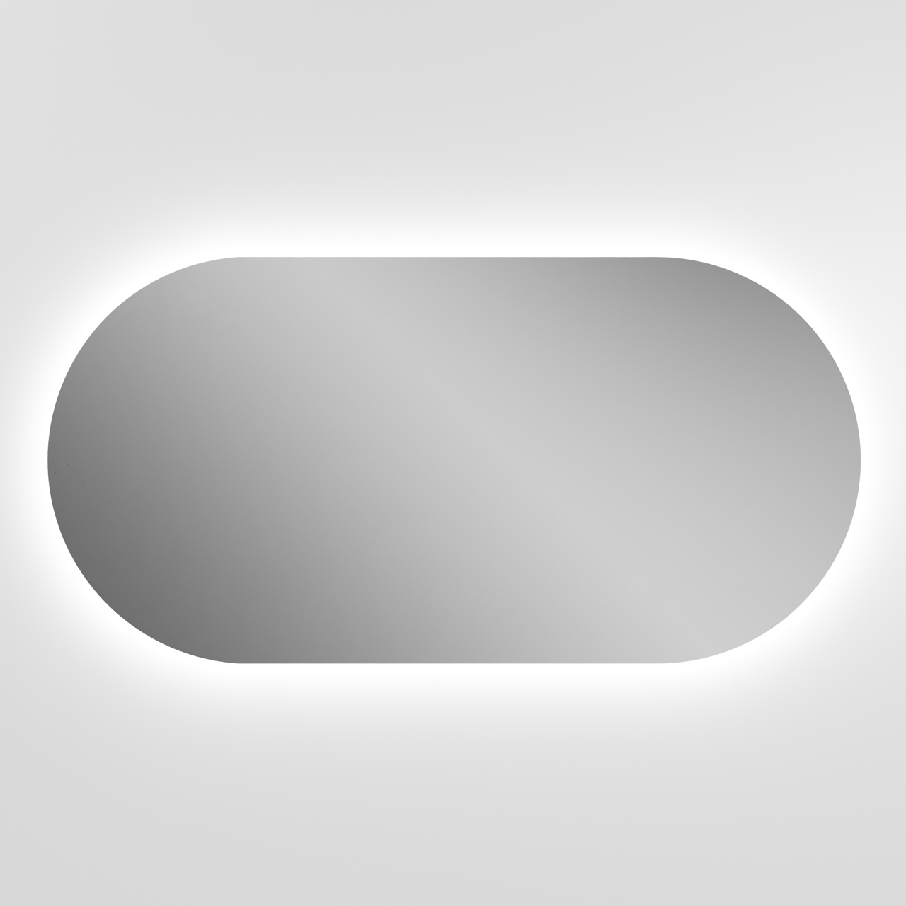 Balmani Cloud miroir ovale lumineux et anti-buée 130 x 65 cm