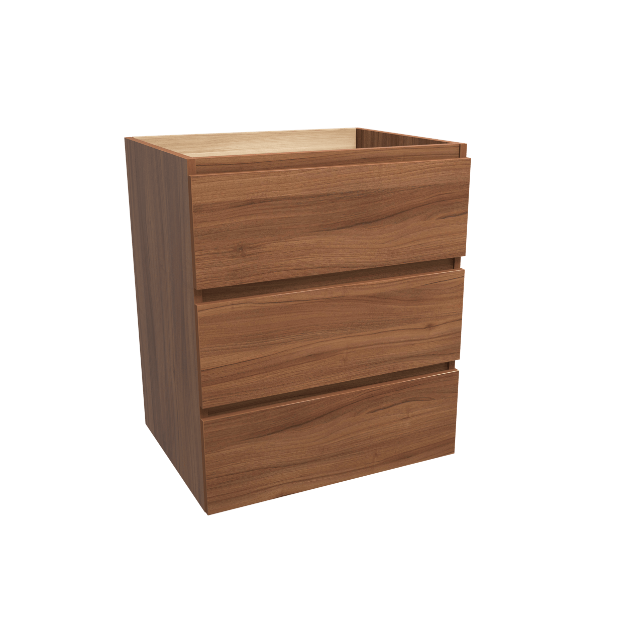 Balmani Lucida staande wastafelonderkast 67,5 x 55 cm notelaar 3 lades