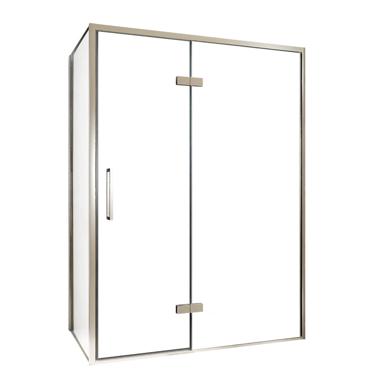 Balmani Senses Design douche d'angle avec porte pivotante