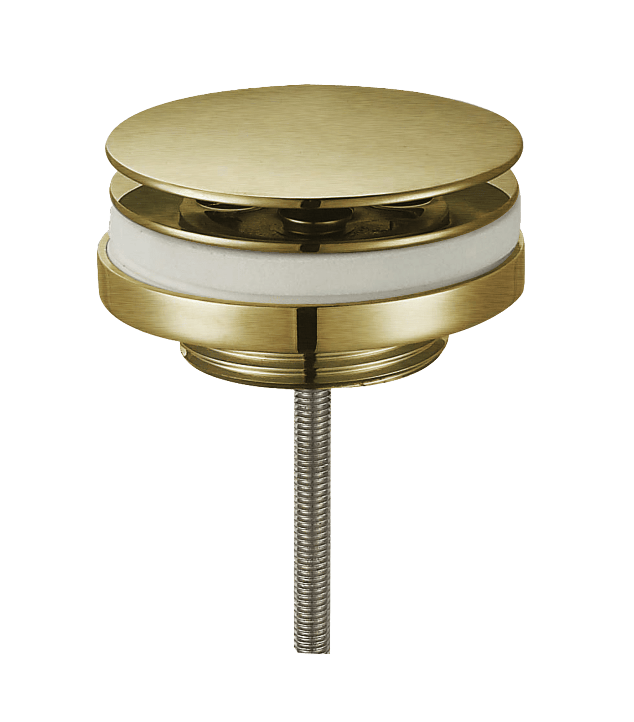 Santeg Unidrainer MX crepine niet afsluitbaar Brushed Gold