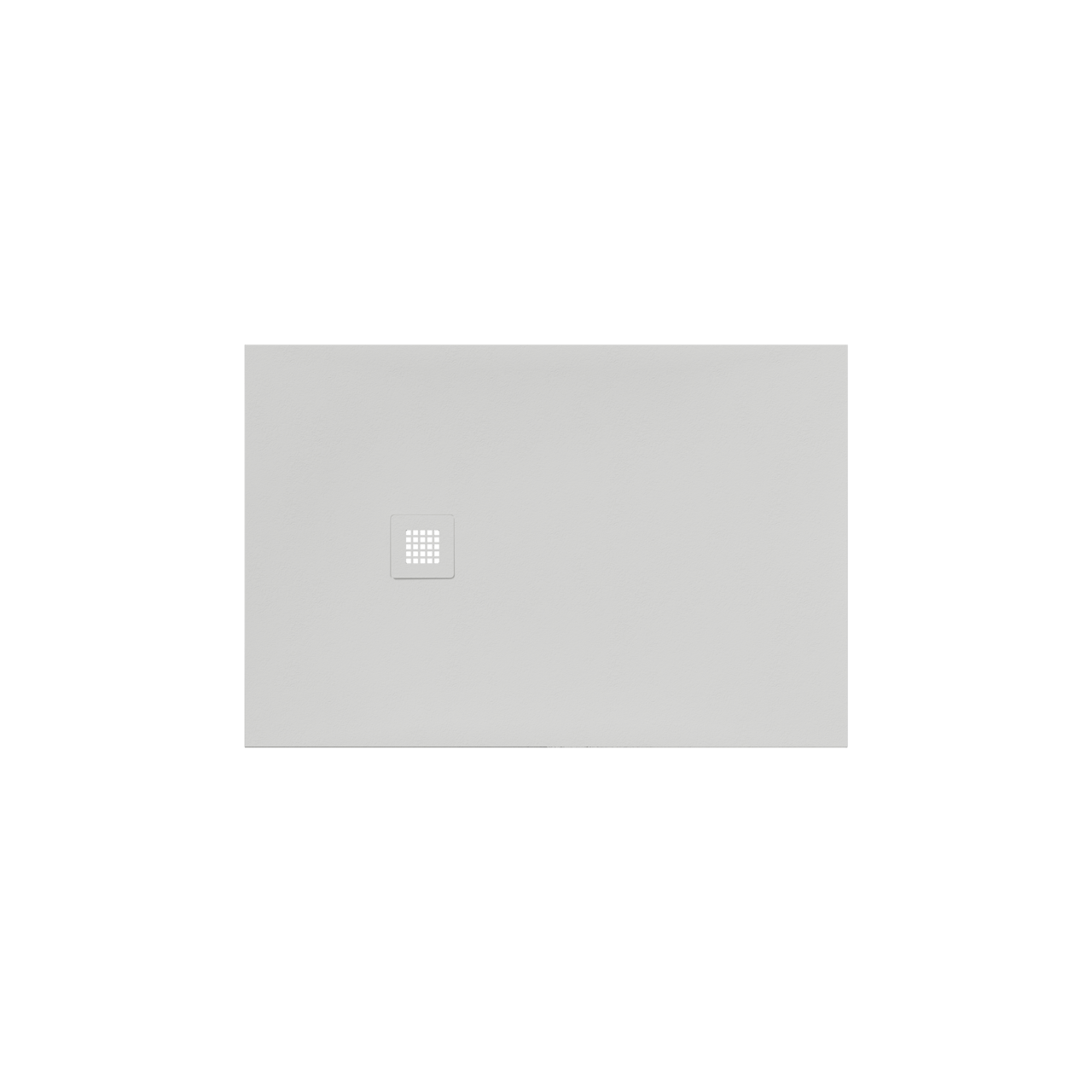 Luca Varess Classy receveur de douche 120 x 80 cm marbre composite blanc mat structure rock