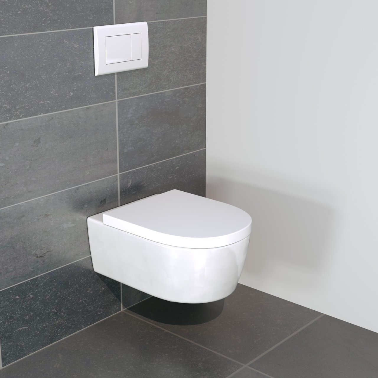 Villeroy & Boch Avento hangend toilet Hoogglans Wit randloos