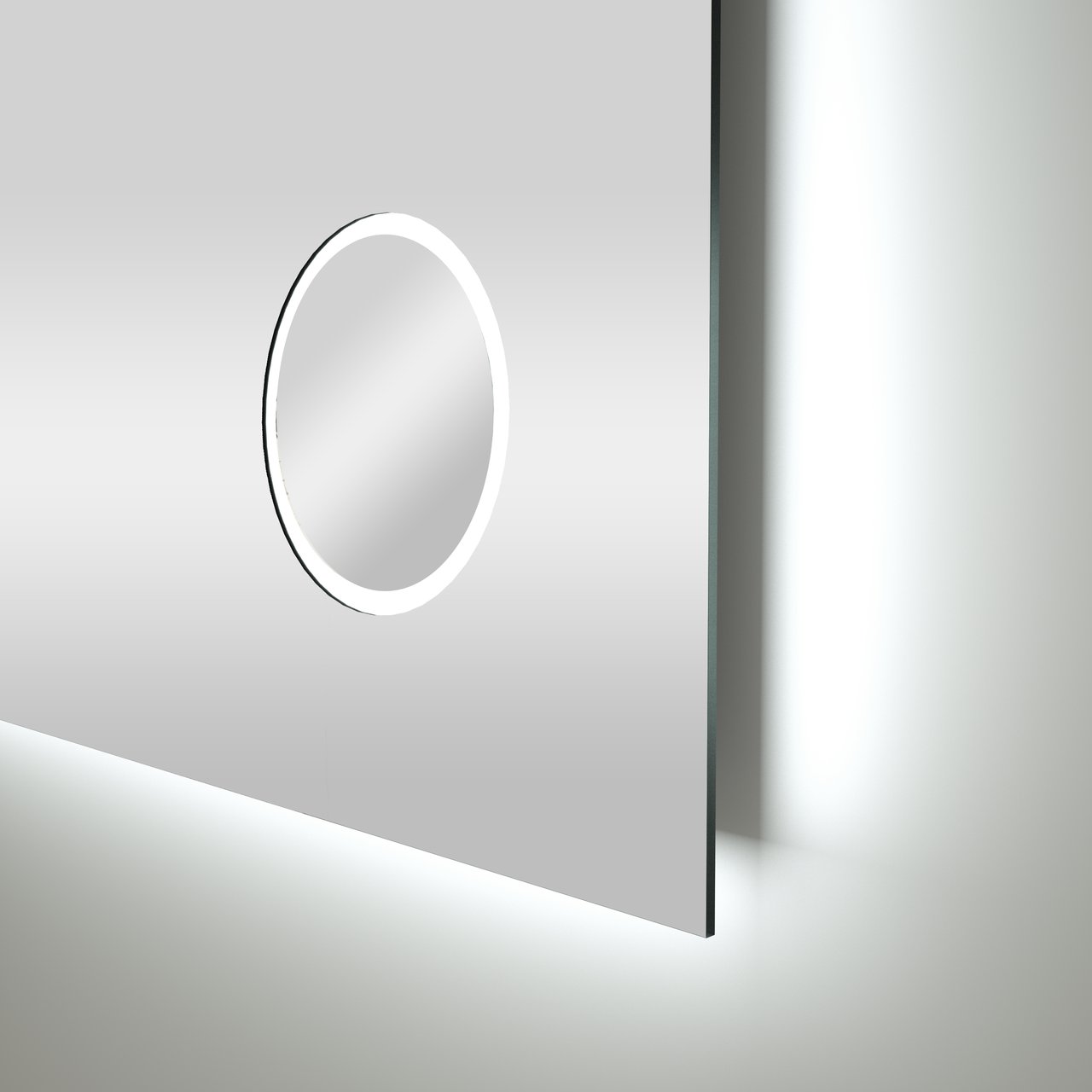 Balmani Giro miroir rectangulaire lumineux et anti-buée 120 x 70 cm