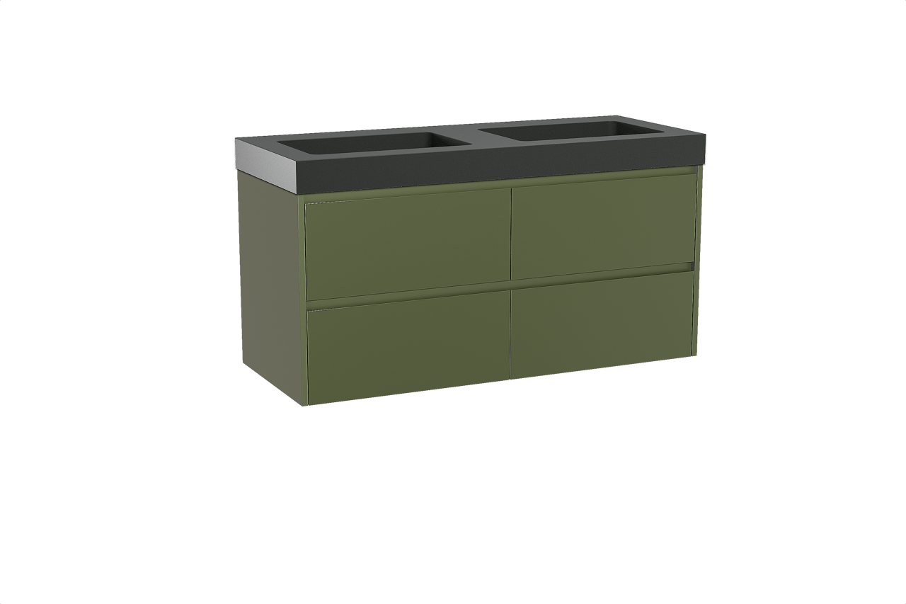 Storke Seda badkamermeubel met Scuro High Wastafel