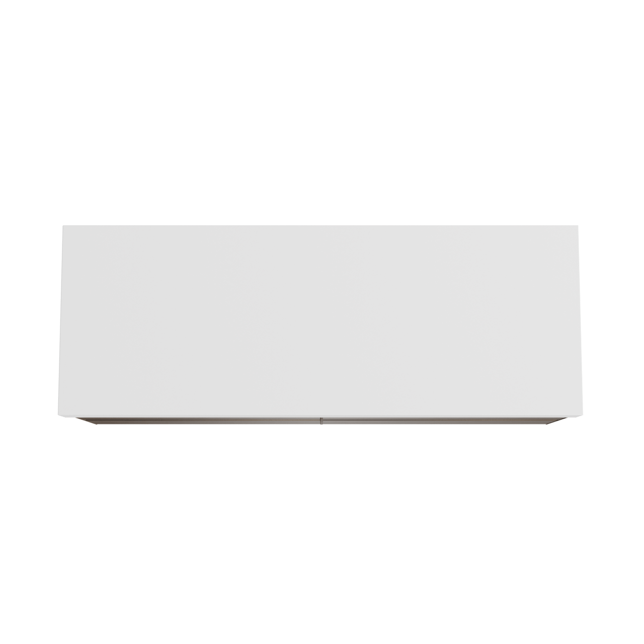 Balmani Mitra meuble salle de bains suspendu 150 x 55 cm noyer américain avec Dominus tablette simple ou double en solid surface blanc mat