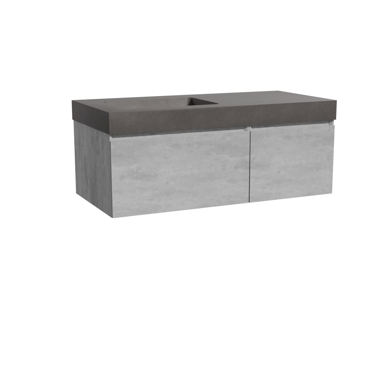 Storke Edge meuble salle de bains avec lavabo Scuro High