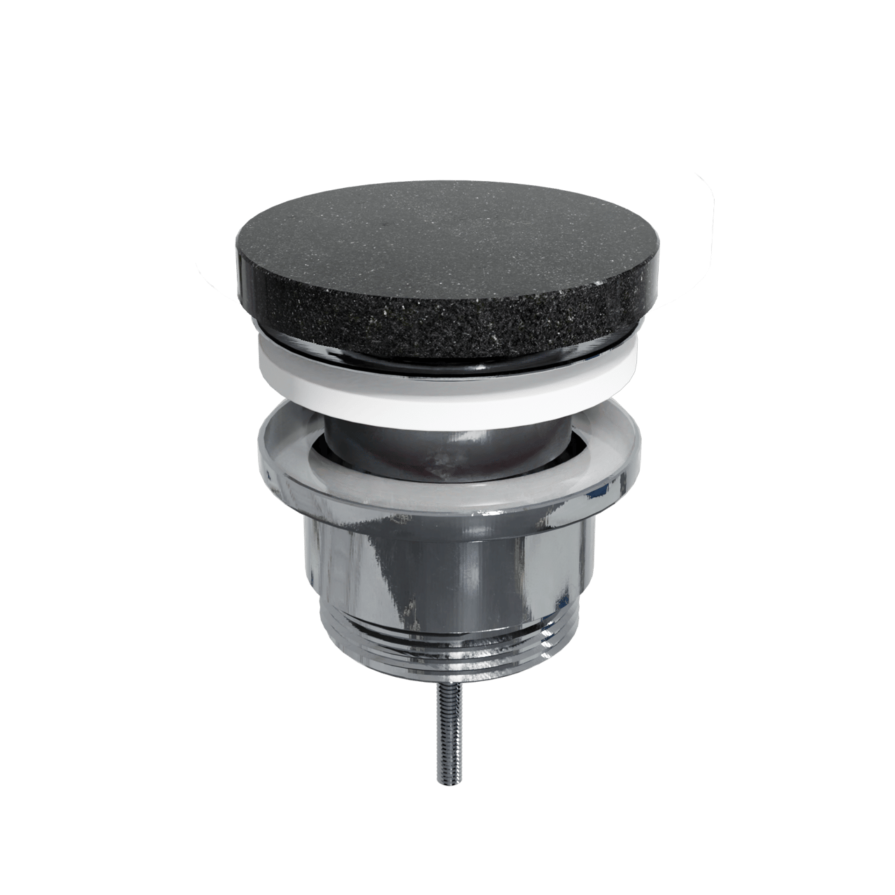 Balmani Click Flat Ablaufventil, verriegelbar, Granit