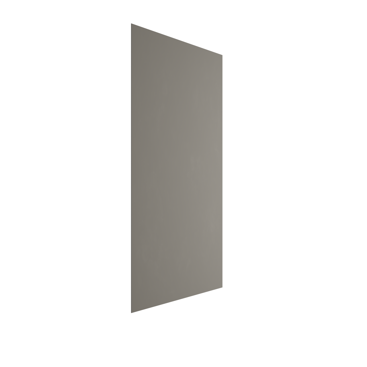 Luca Varess Artdeco Duschrückwand: 120 x 244 cm, Alu-Komposit, Steingrau matt