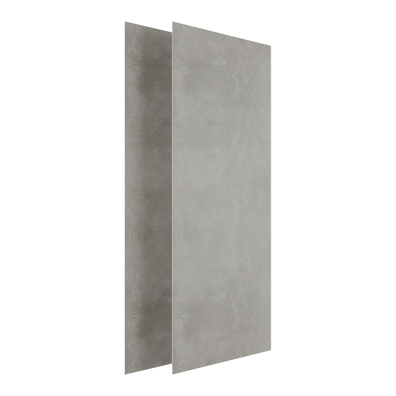Linie Fresco douchewandbekleding set 2 x 90x210 cm, SPC, Pebble Grey