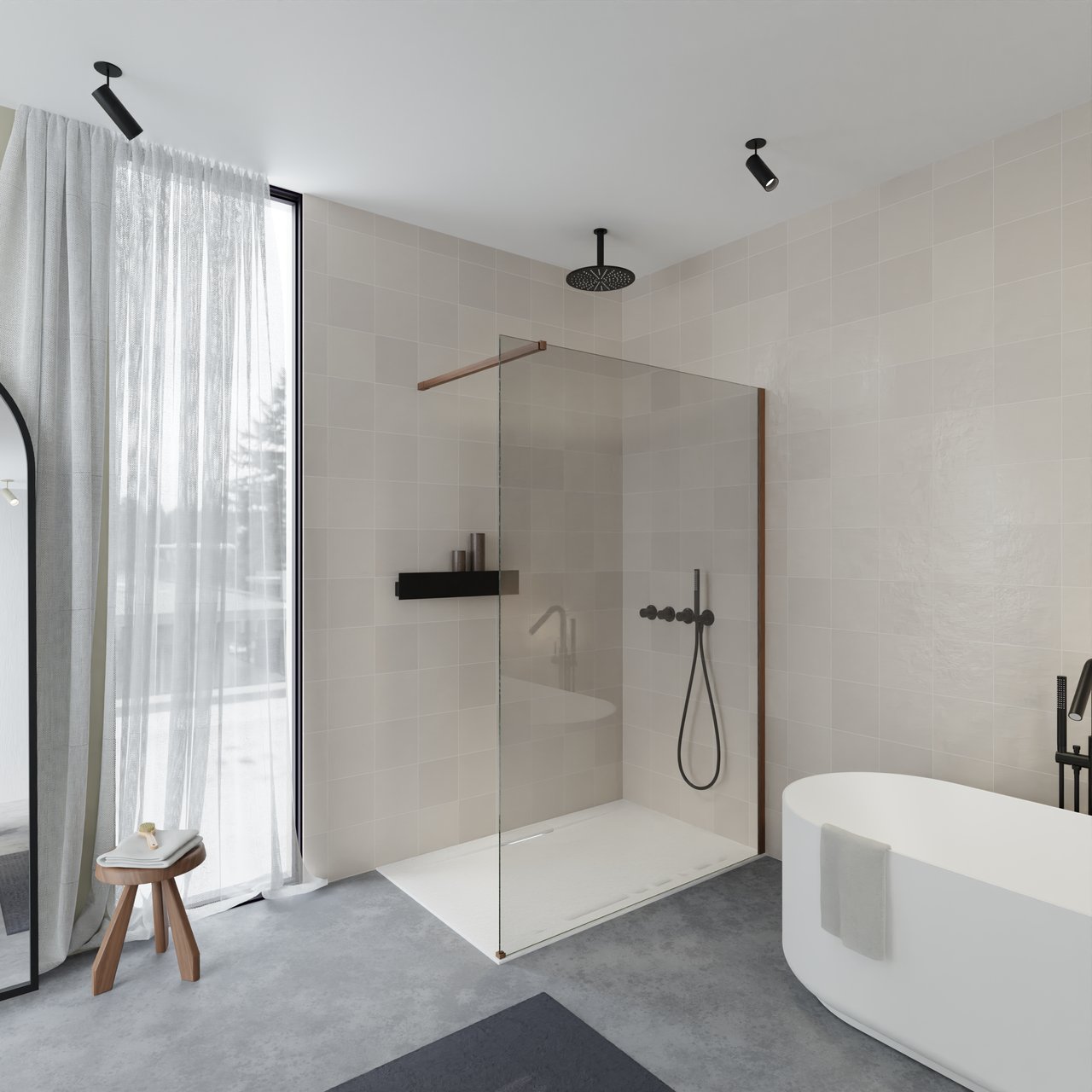 Balmani Modular Flat Set barre de stabilisation Noyer