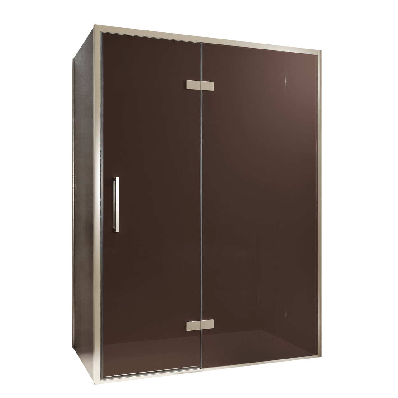 Balmani Senses Design douche d'angle avec porte pivotante