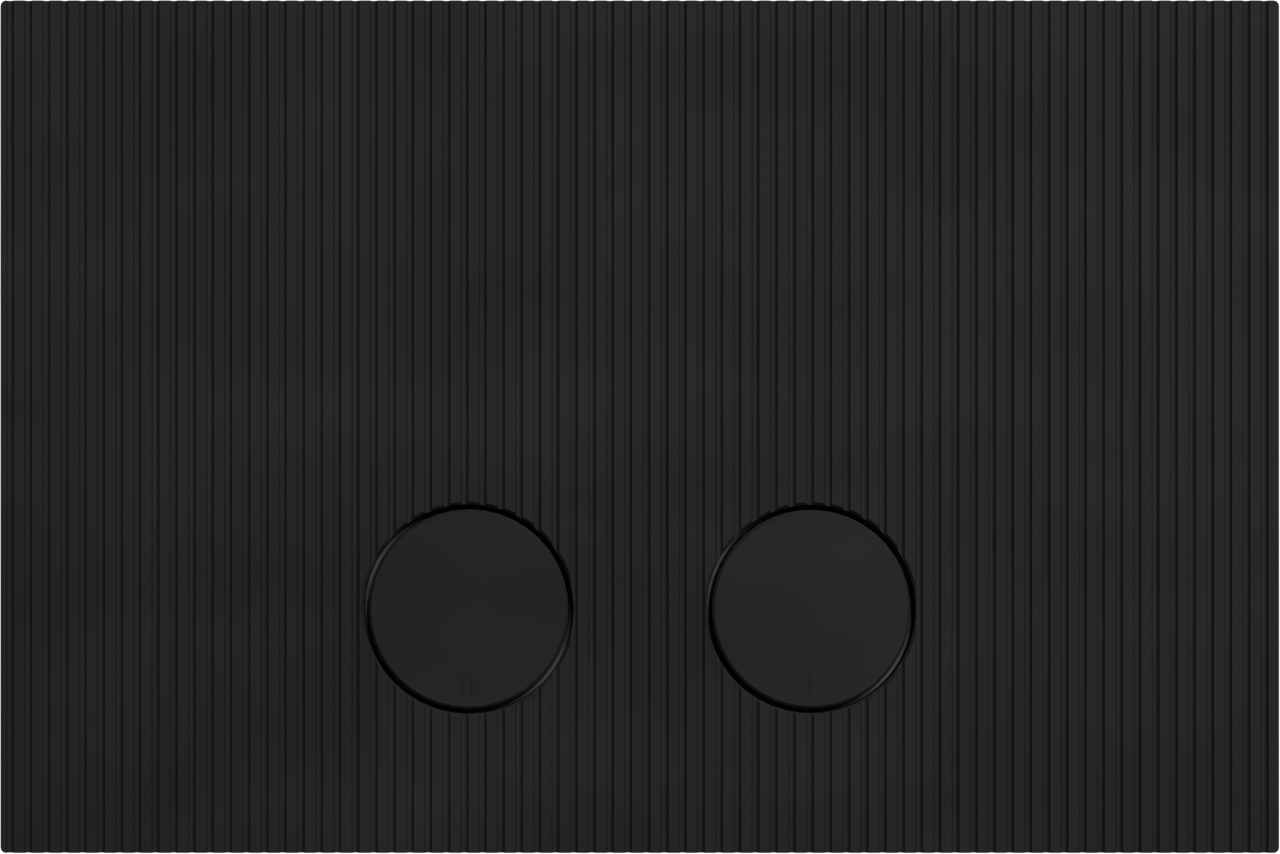 Presa Ribs plaque de commande Noir Mat pour UP320 ou UP720 bâti-support