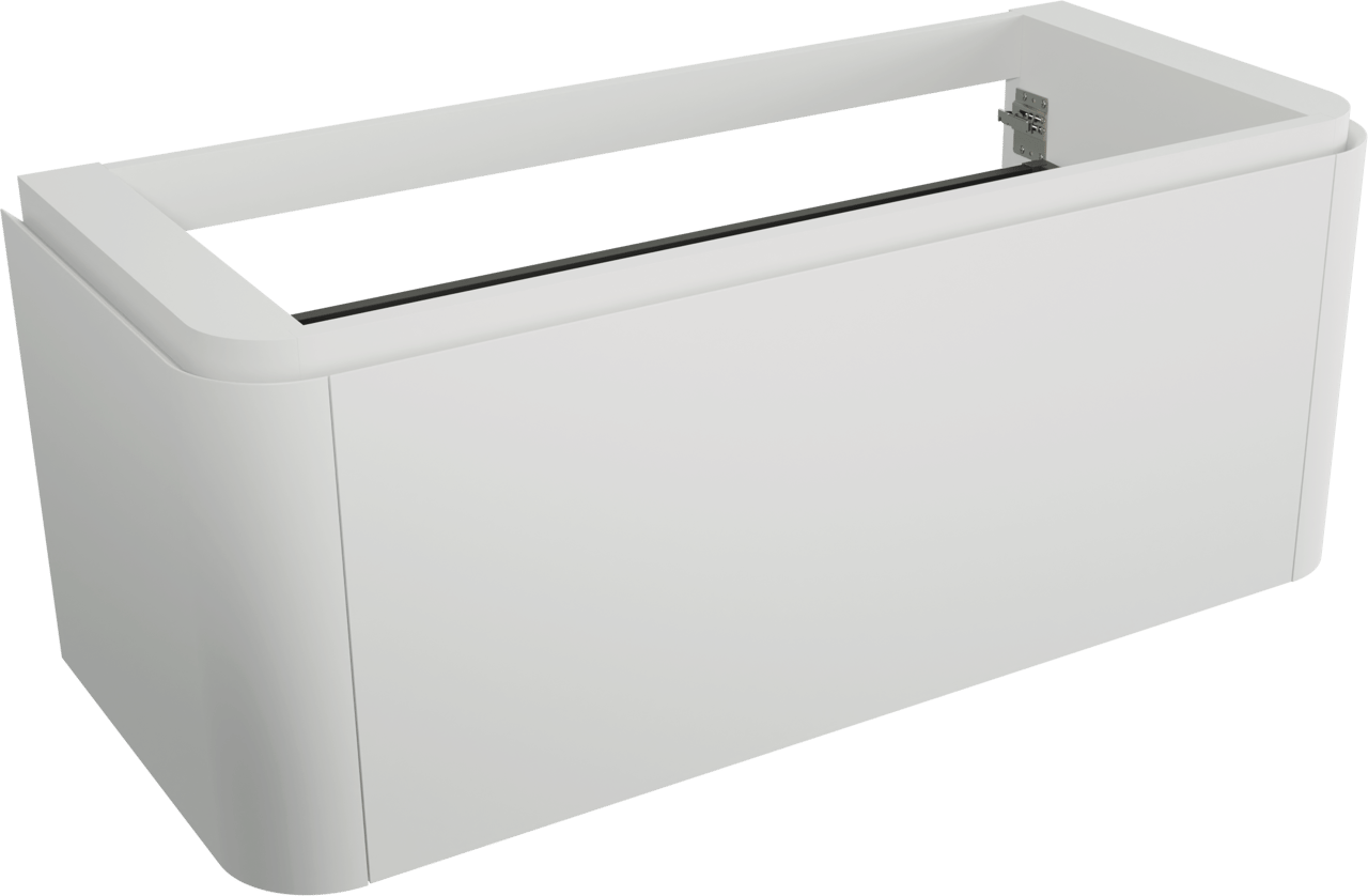 Balmani Moon meuble sous-lavabo suspendu 130 x 55 cm blanc mat 2 tiroirs