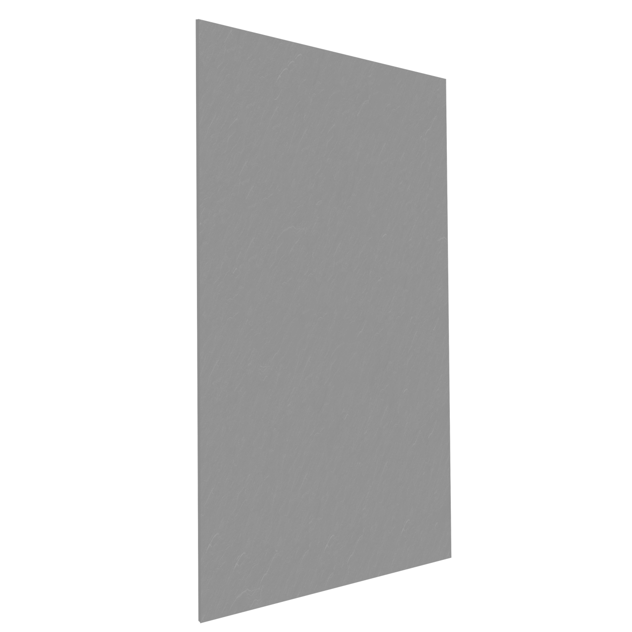 Balmani Zeno panneaux muraux de douche 140 x 80 x 220 cm marbre composite gris foncé texture ardoise