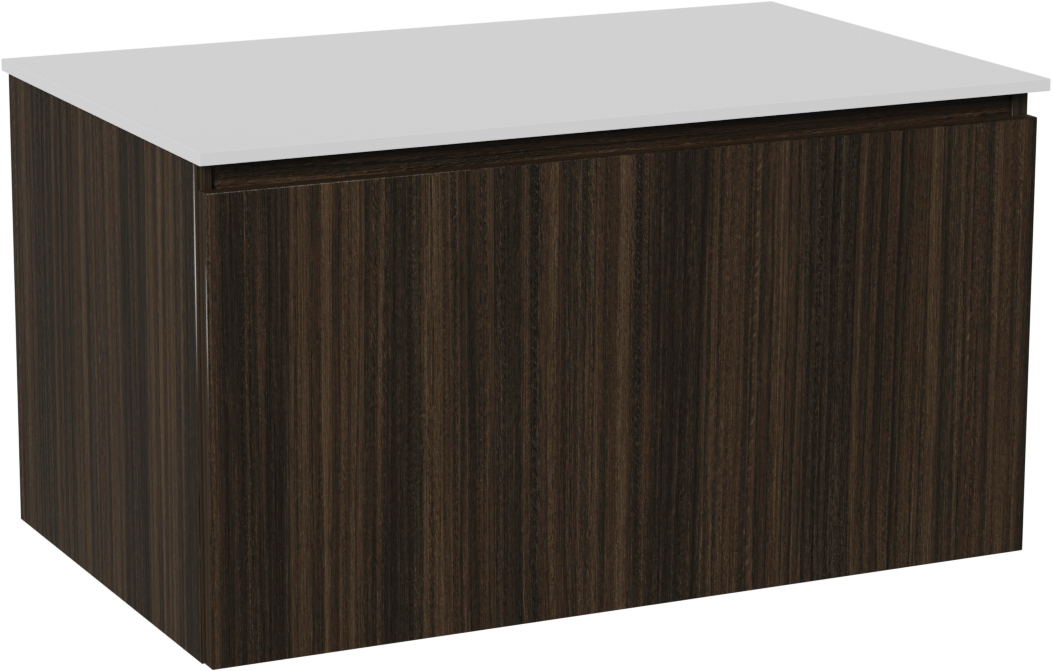 Balmani Sfera badkamermeubel met Stretto wastafelblad voor waskom(men)