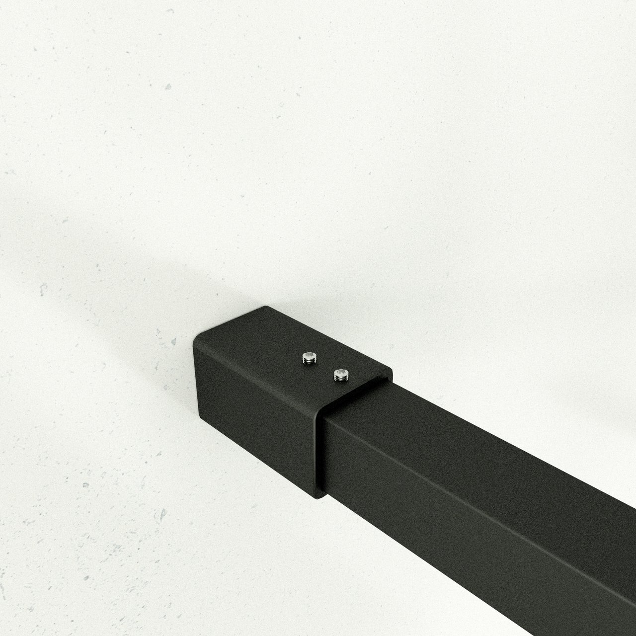 Balmani Modular Walk-In-Dusche 80 x 200 cm, Strichcode schwarz Glas , Profil schwarz matt