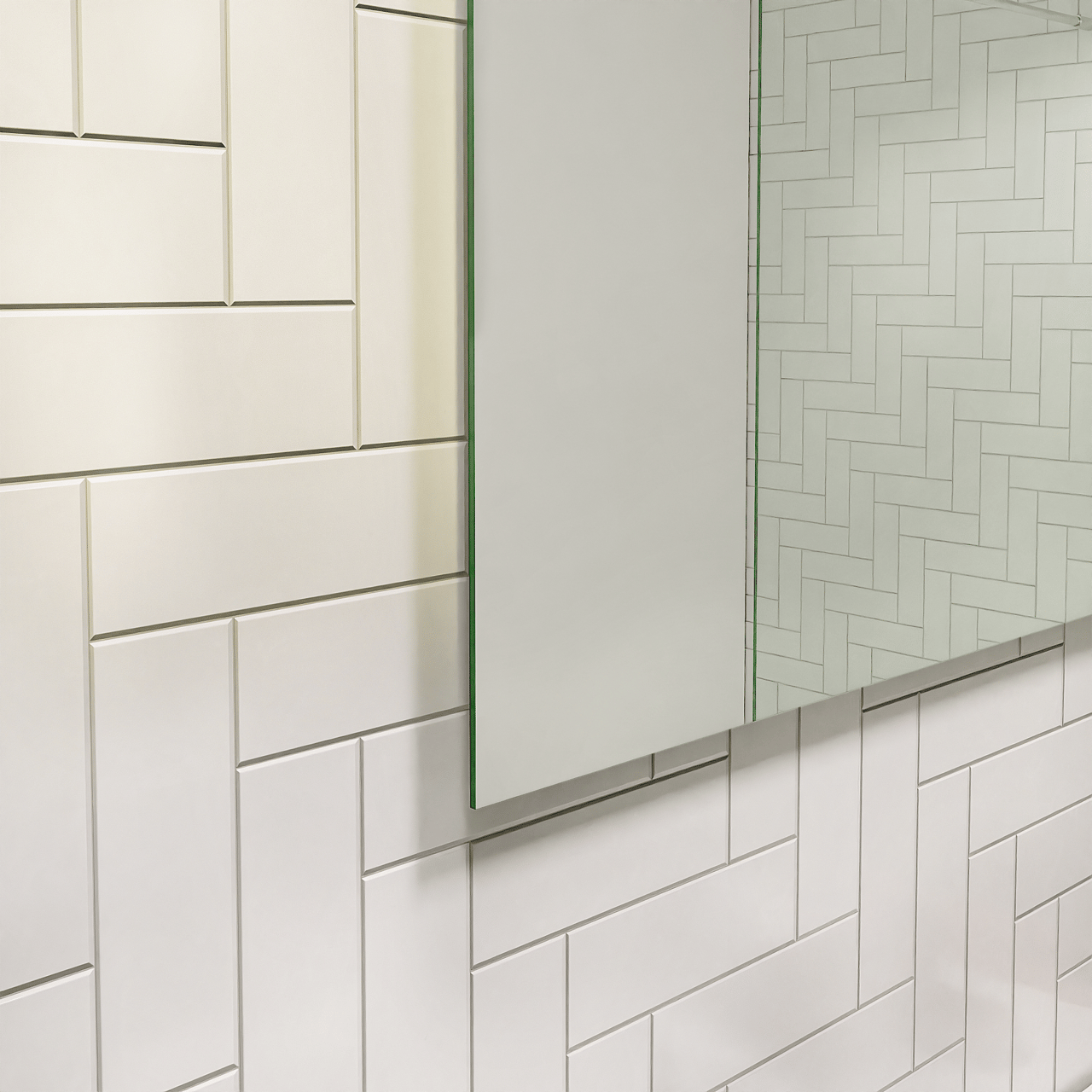 Storke Soto Badspiegel: Rechteckig, 95 x 75 cm