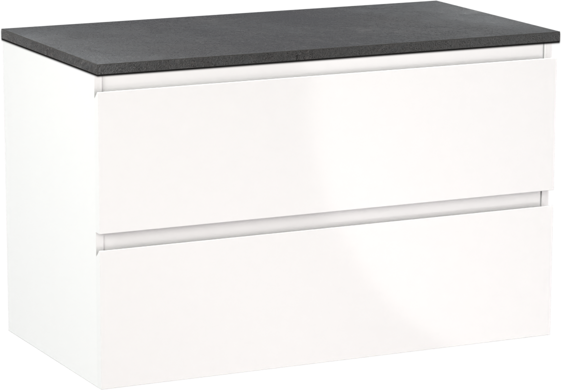 Linie Lado Badmöbel Set mit Lado Waschtischplatte für Aufsatzwaschbecken