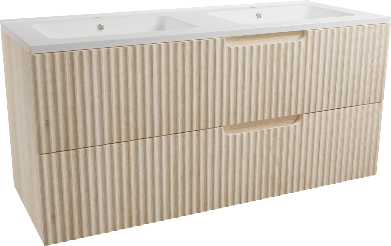 Linie Ribbo Badmöbel Set mit Vano Waschtisch