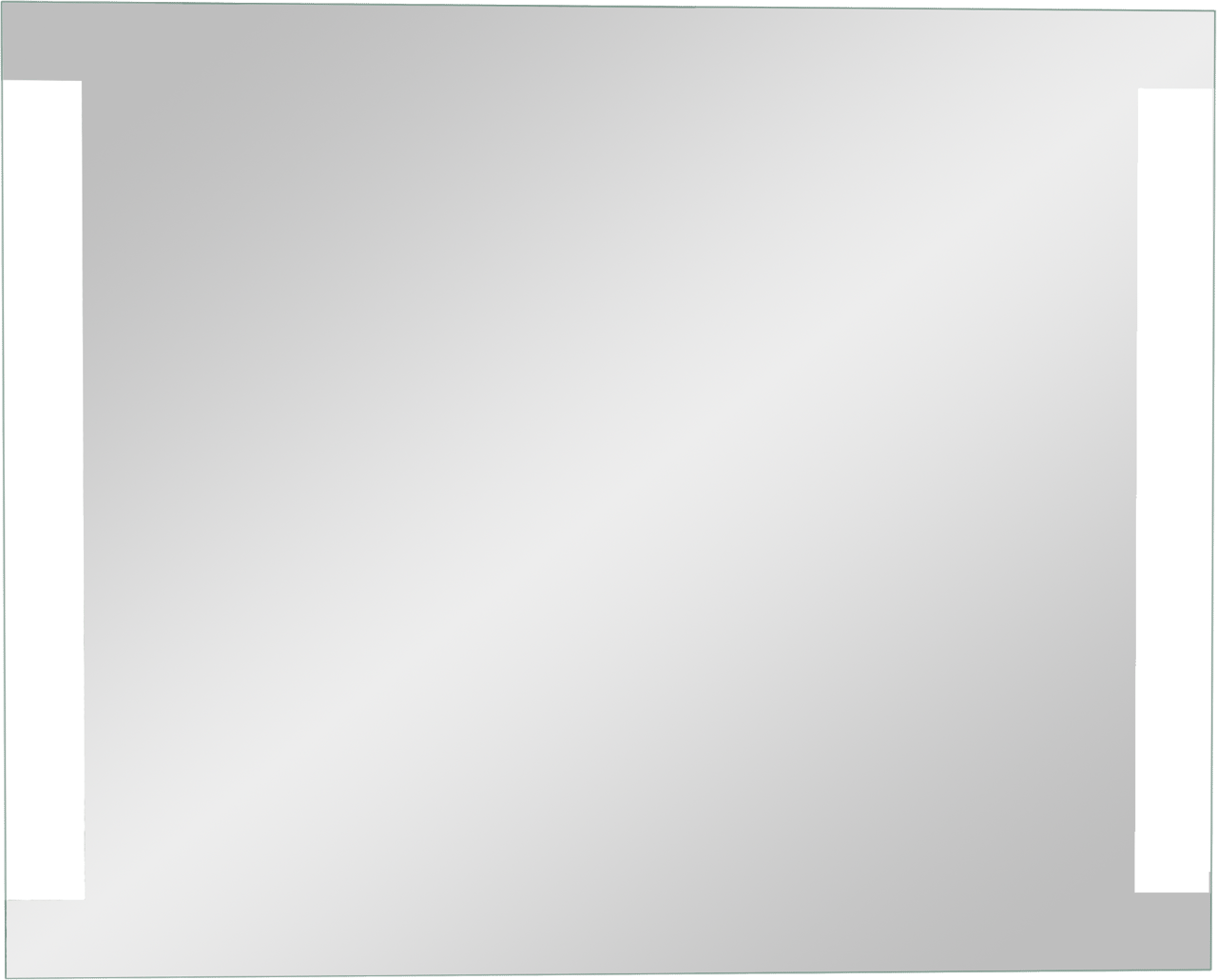 Linie Lunar miroir rectangulaire lumineux 100 x 80 cm