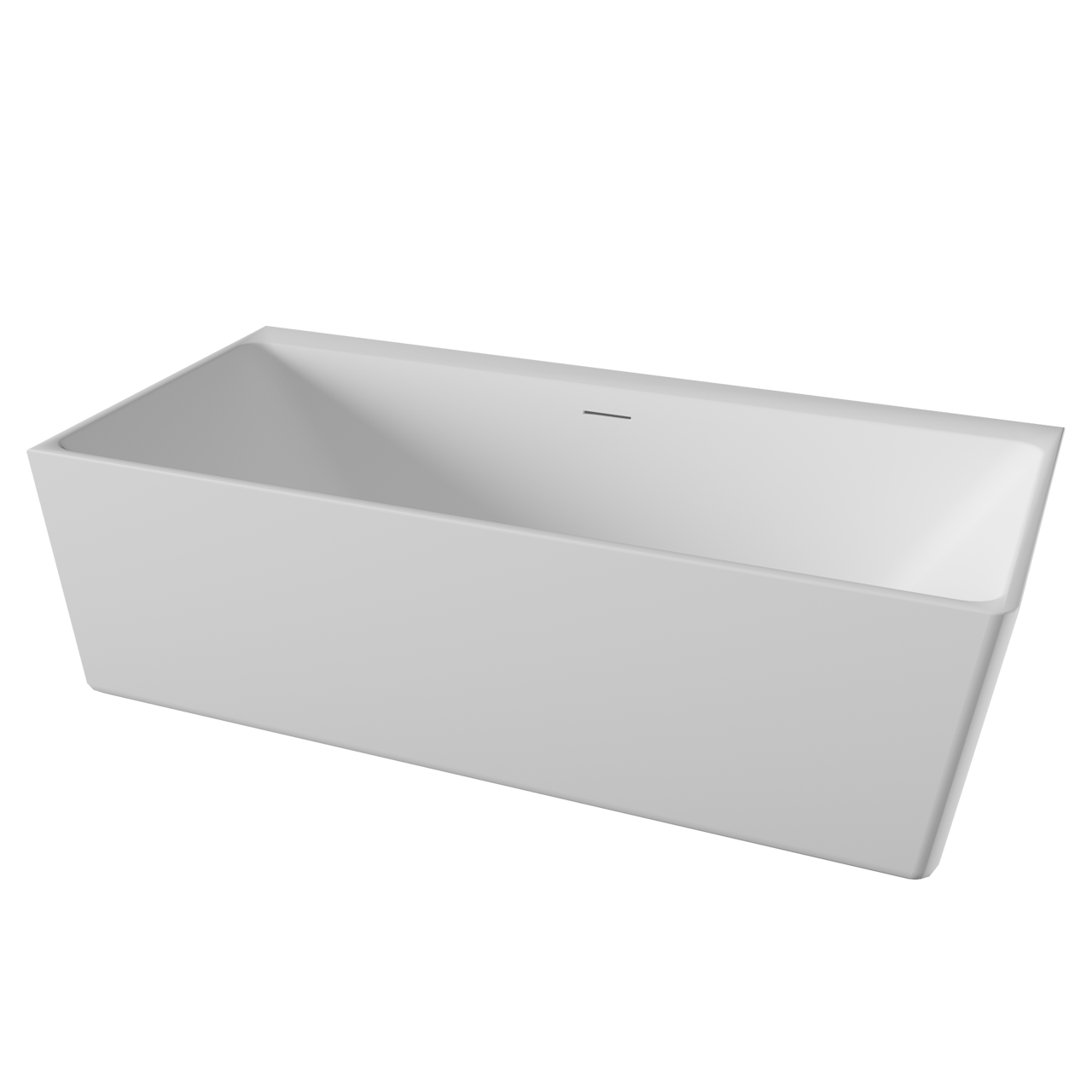 Luca Varess Coda baignoire d'angle gauche duo 190 x 90 cm acrylique blanc mat