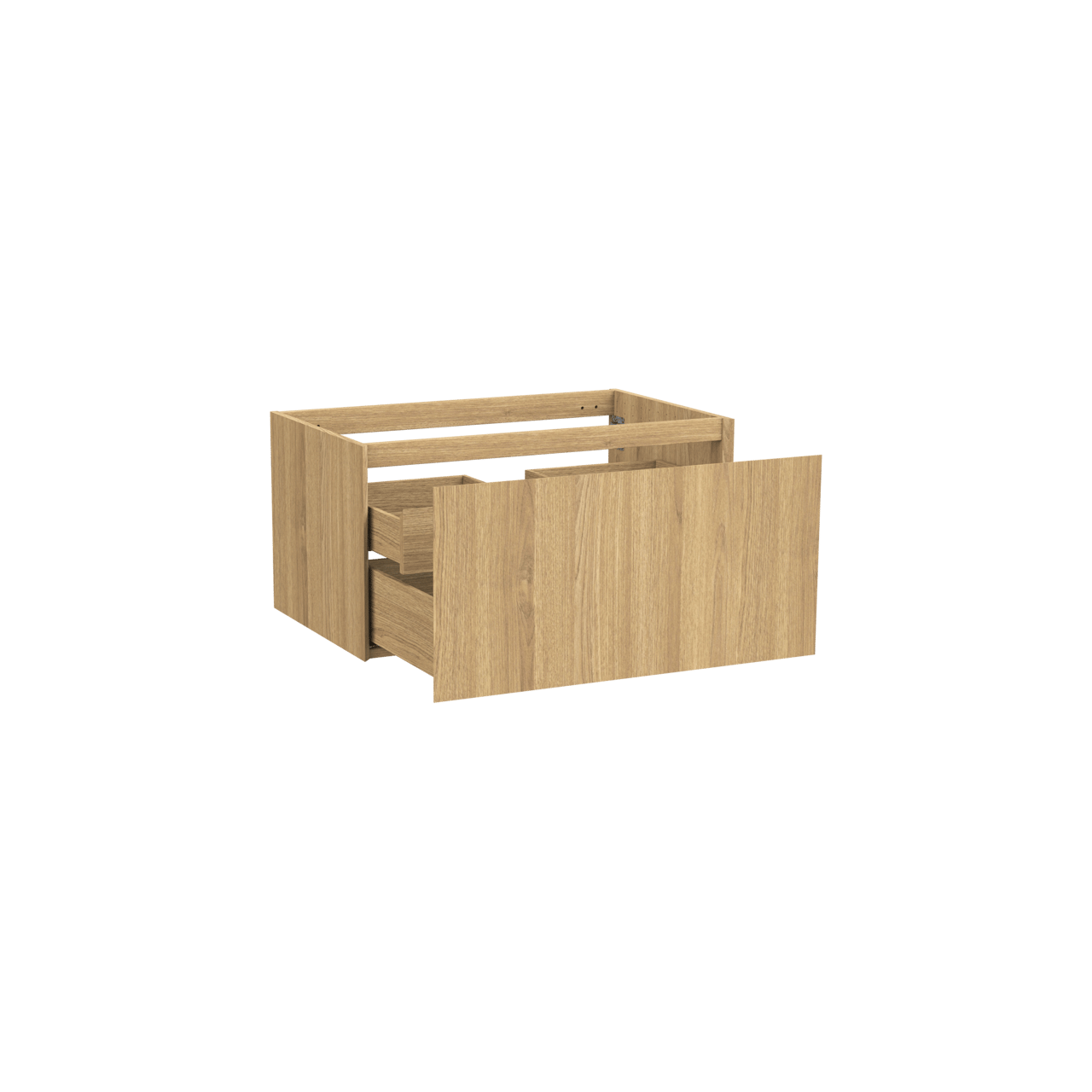 Balmani Idra meuble sous-lavabo suspendu 90 x 55 cm placage chêne naturel 4 tiroirs