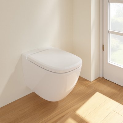 Villeroy & Boch Antheus hangtoilet glanzend wit randloos zonder wc-bril