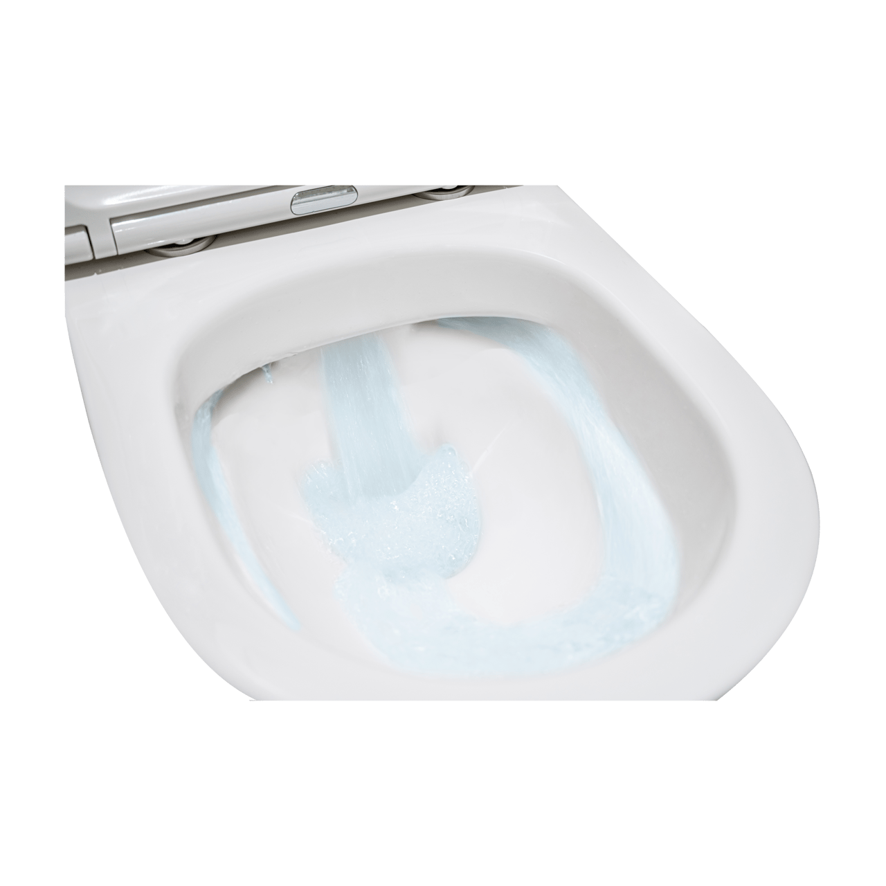 Luca Varess Calibro staand toilet glanzend wit randloos