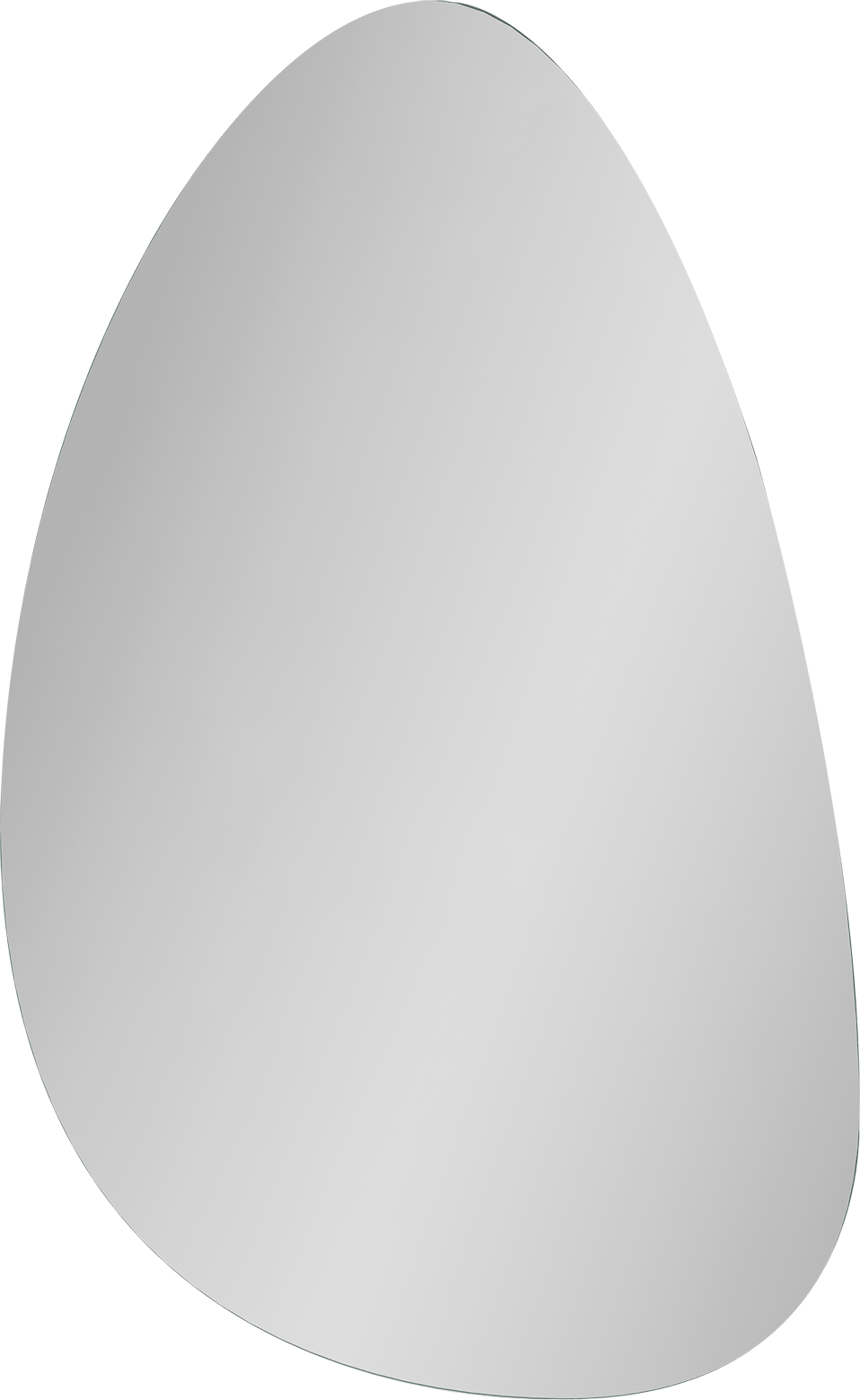 Luca Varess Organic Toilettenspiegel organisch 40 x 65 cm