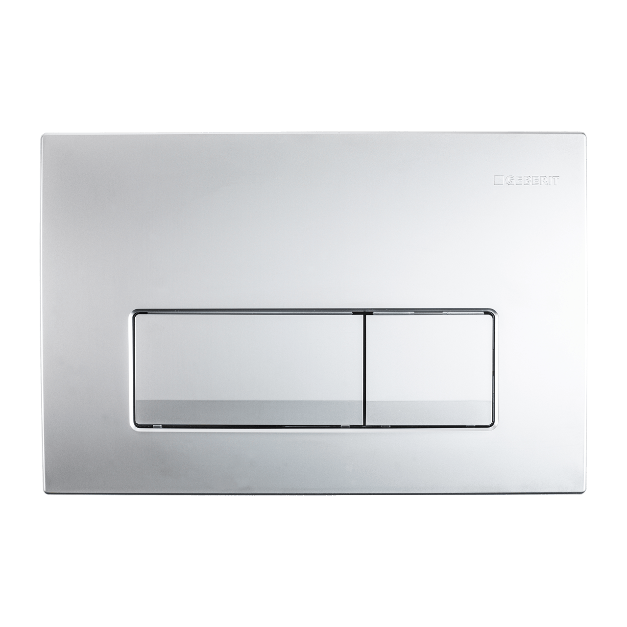 Geberit Delta 51 bedieningspaneel mat chroom voor Geberit Duofix inbouwreservoir