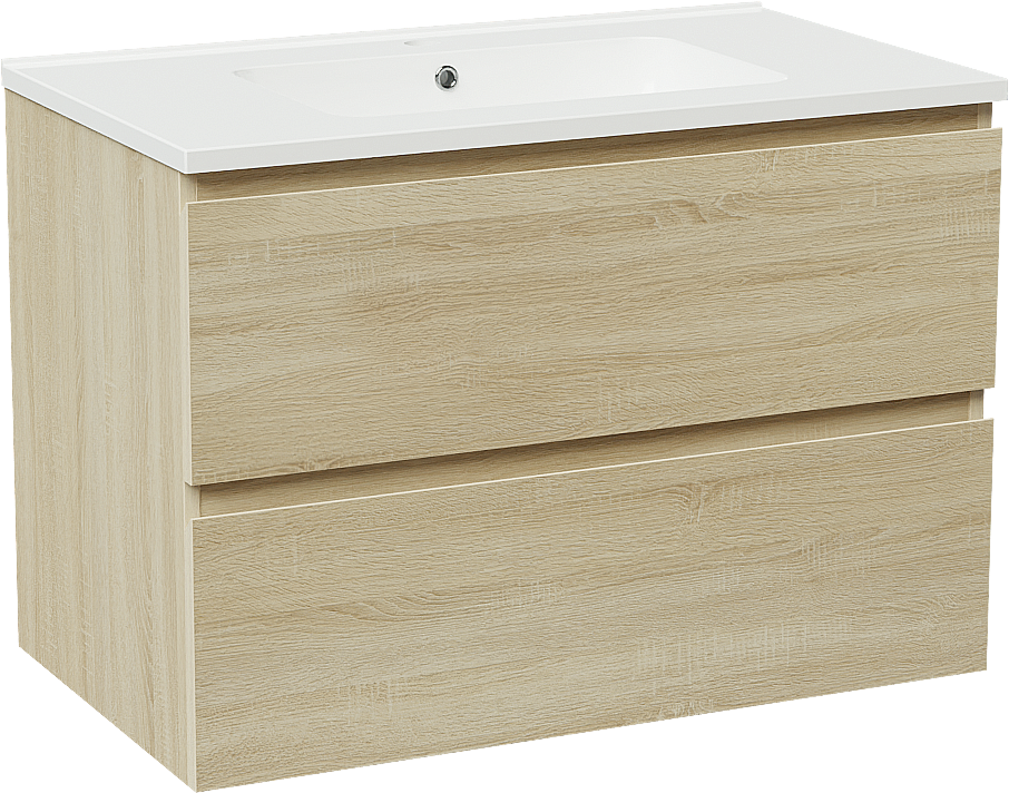 Linie Lado Badmöbel Set mit Vano Waschtisch