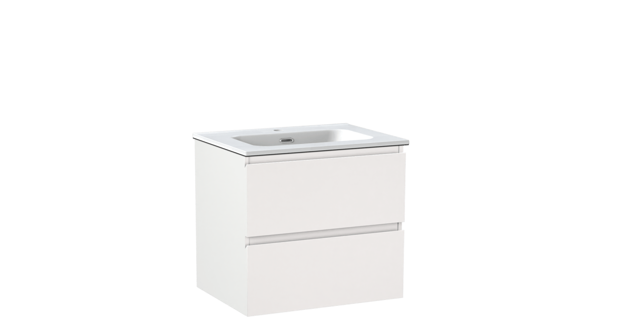 Linie Lado meuble salle de bains avec lavabo Baro