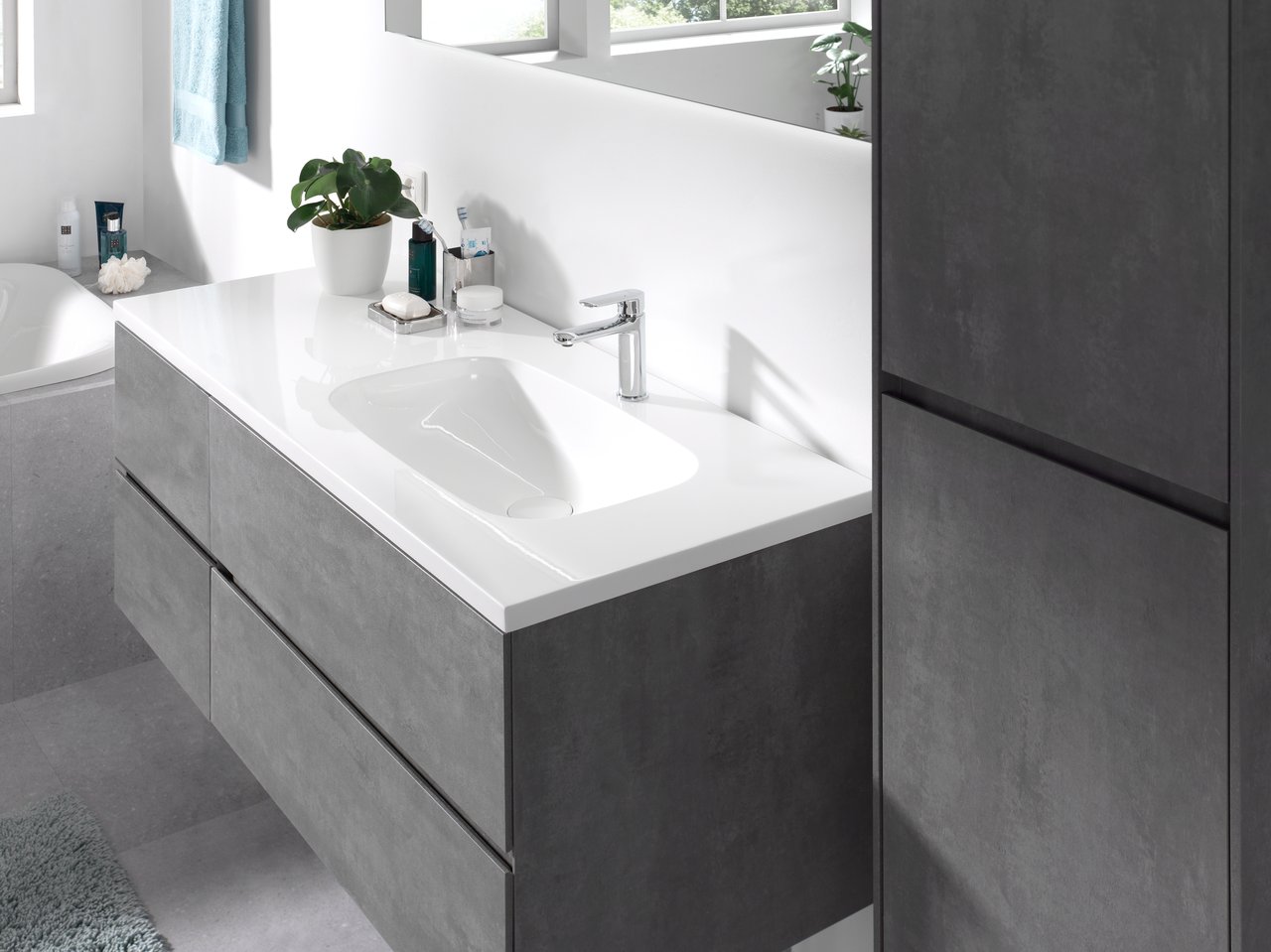 Blaufoss Oroya Waschtisch-Armatur, Chrom glänzend