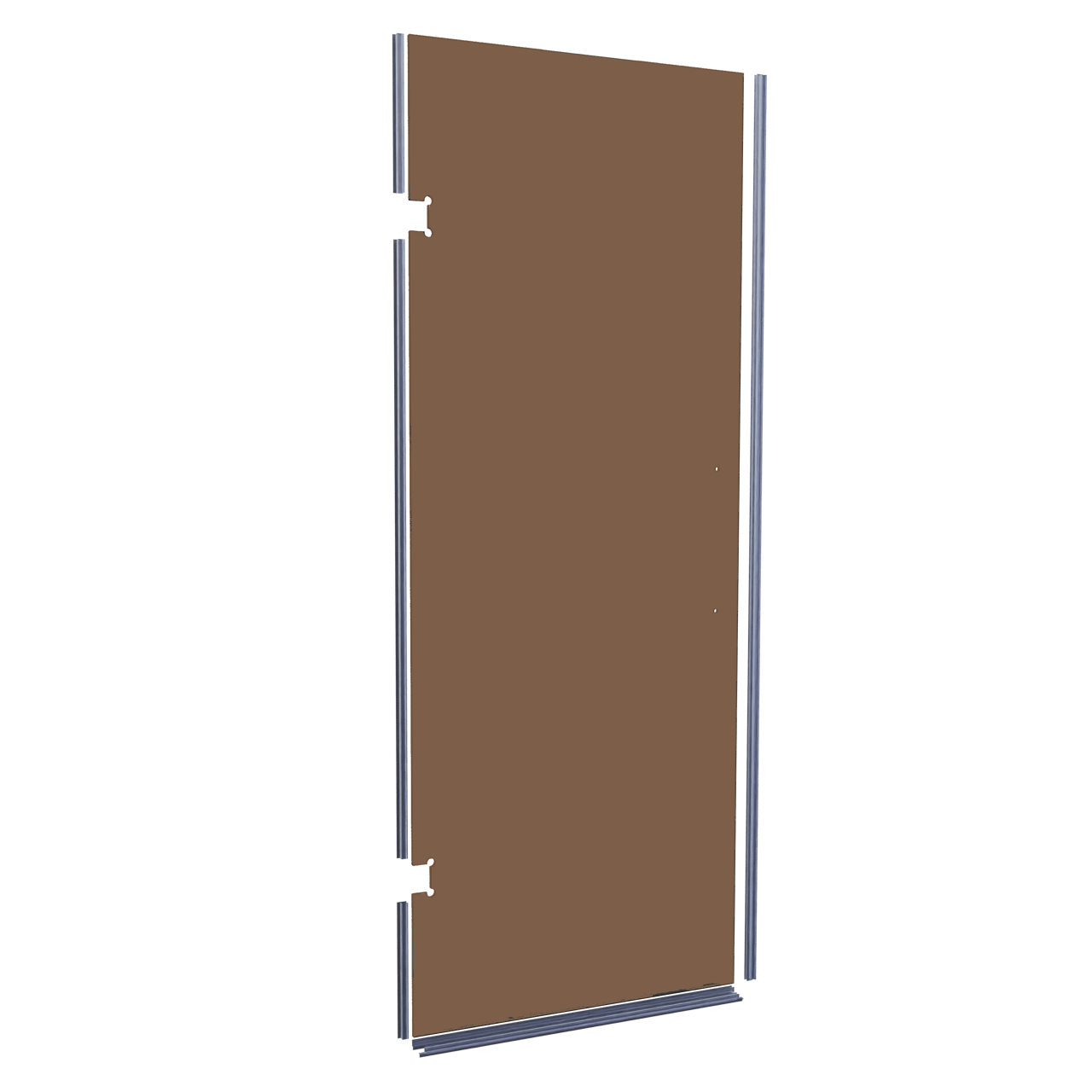 Balmani Modular Glasscheibe und Dichtungen für Duschtür, 841 mm, Bronze, inklusive Coating
