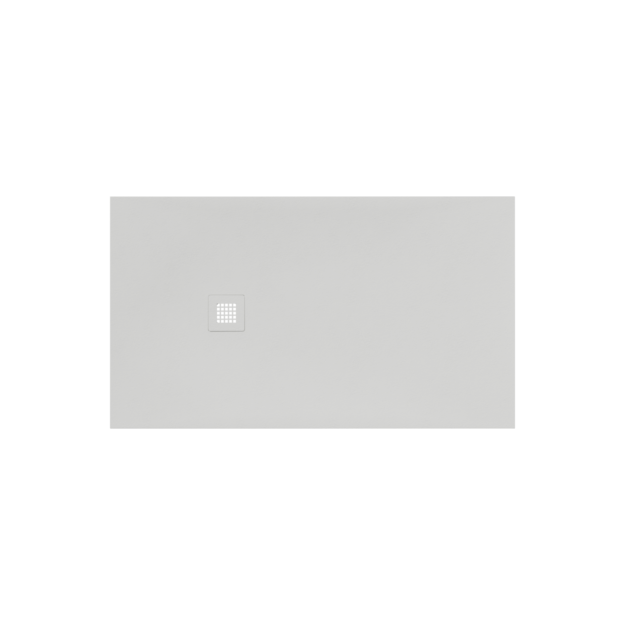 Luca Varess Classy receveur de douche 140 x 80 cm marbre composite blanc mat structure rock