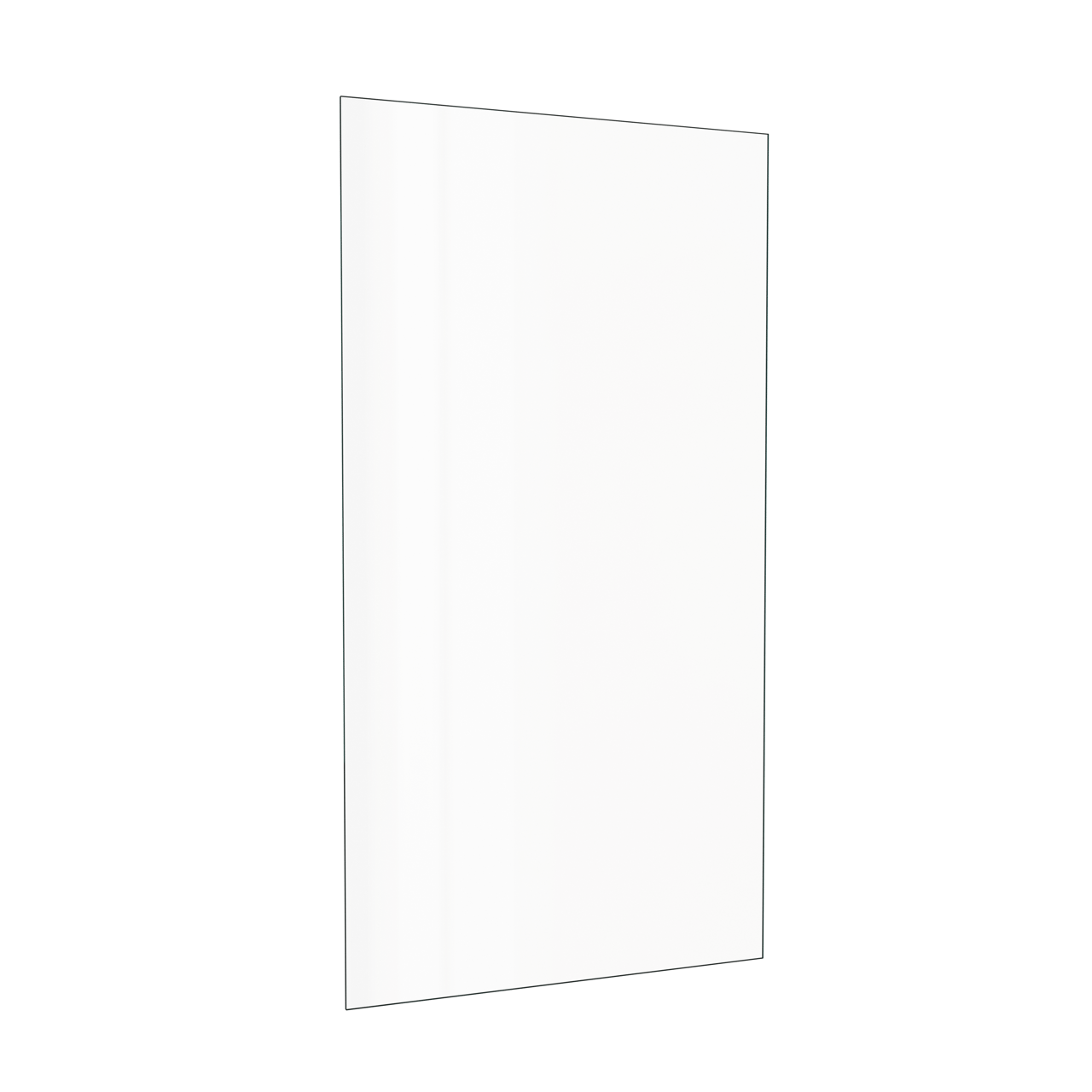 Balmani Senses Design zijpaneel 100 cm x 210 cm Helder glas