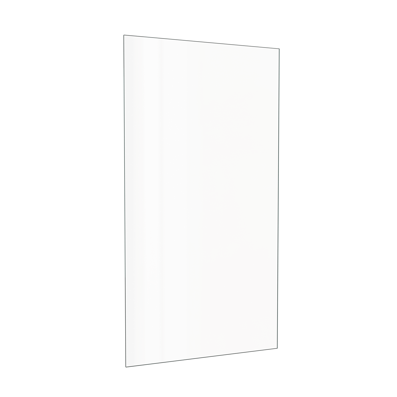 Balmani Senses Design zijpaneel 100 cm x 210 cm Helder glas