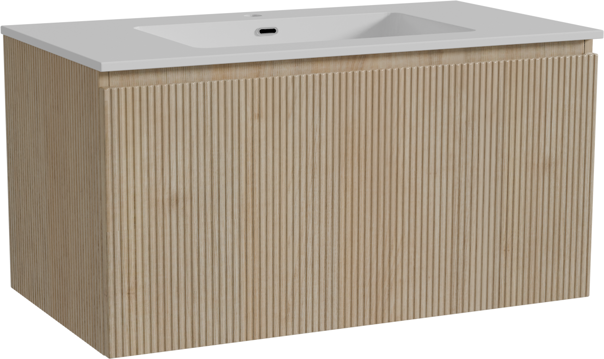 Storke Ribs badkamermeubel met Diva wastafel