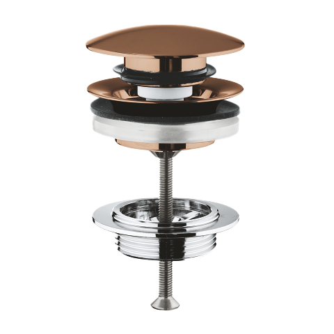 Grohe crépine lavabo fermable Brushed Warm Sunset