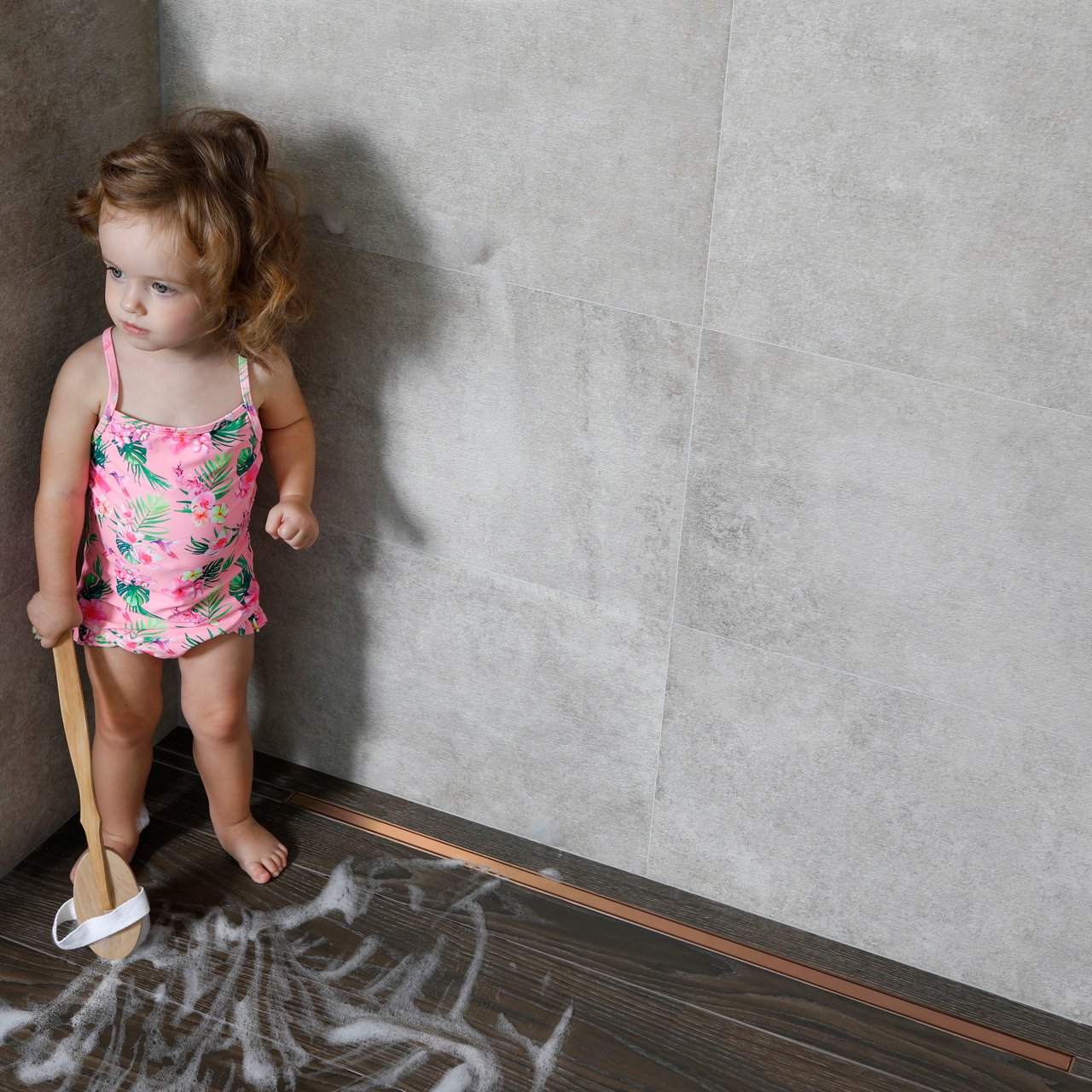 Mydrain douchegoot 70 cm Brushed Rosegold