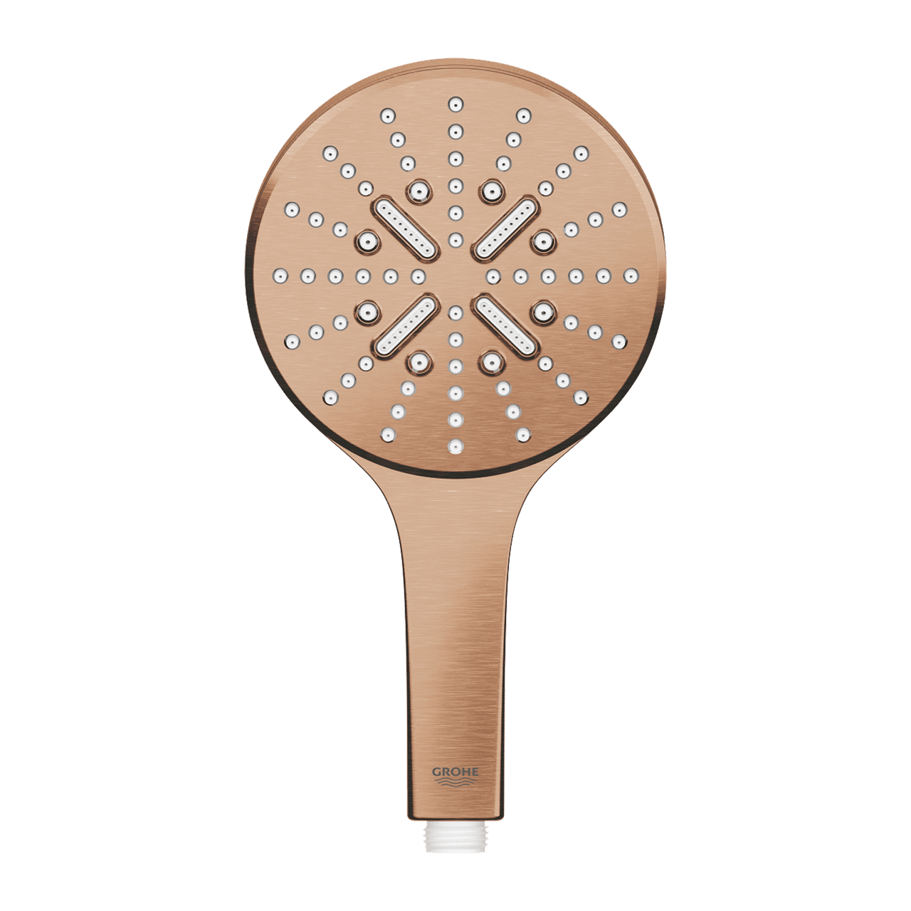 Grohe Rainshower Smartactive 130 Handbrause: 3jet, Brushed Warm Sunset