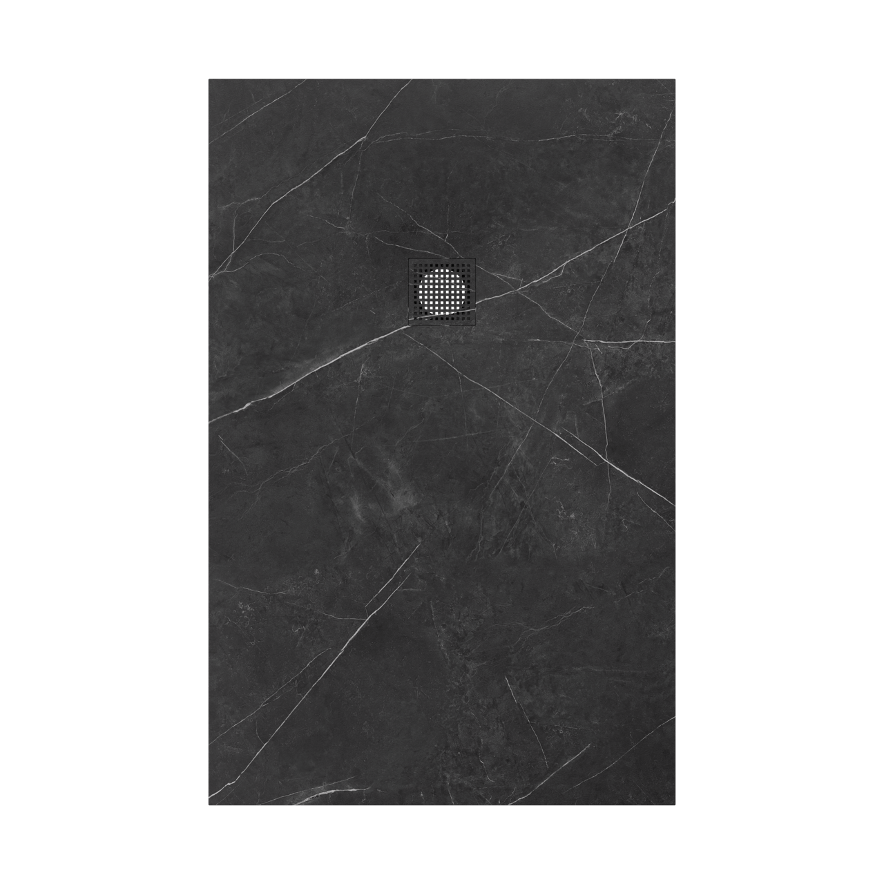 Luca Varess Suite Duschwanne 140 x 90 cm Marmorkomposit Marble Dark