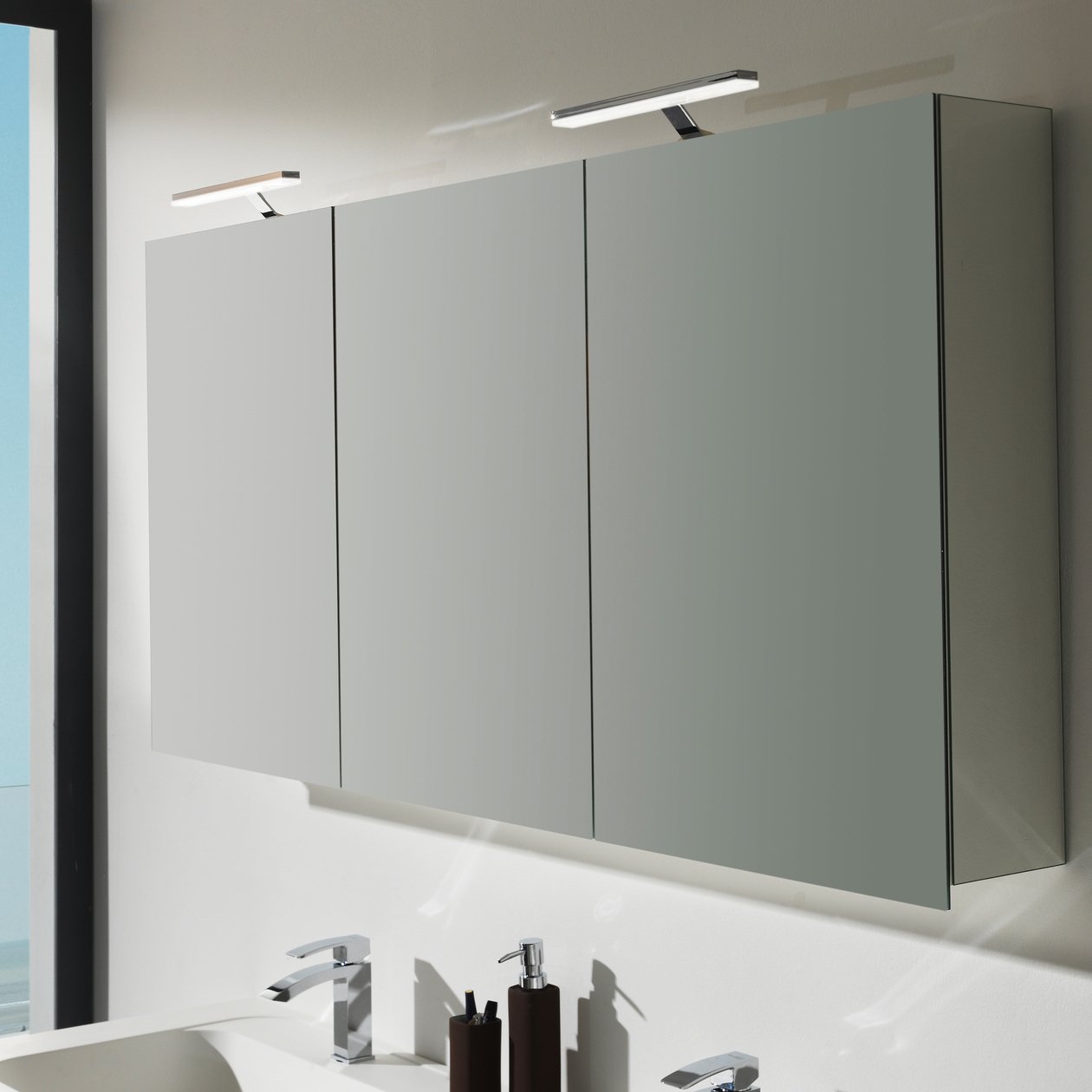 Balmani Verona LED verlichting 28 cm chroom