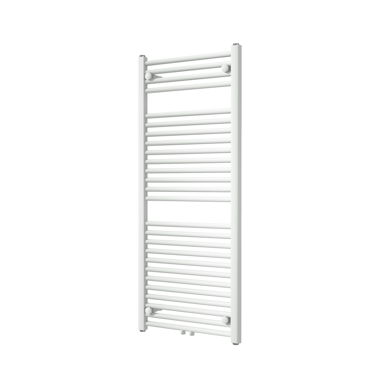 Vipera Kanza sèche-serviettes Simple 50 x 120 cm chauffage électrique blanc mat raccordement latéral et central possible 500W, résistance incluse