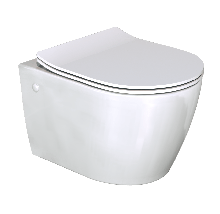 Luca Varess Borneo hangend toilet hoogglans wit randloos