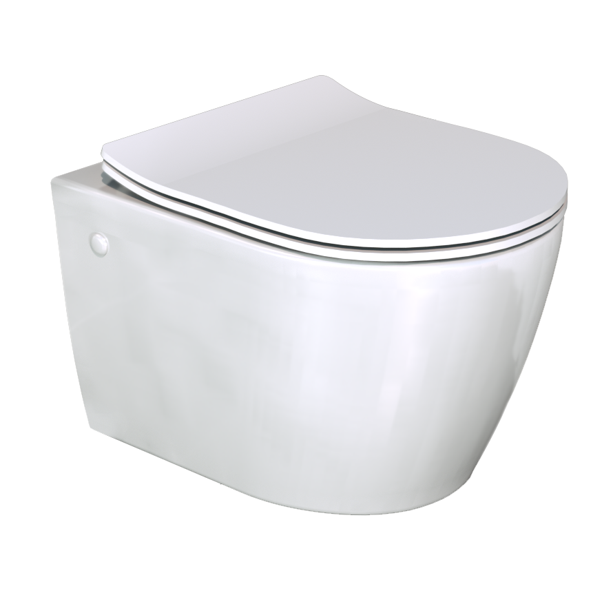 Luca Varess Borneo hangend toilet hoogglans wit randloos