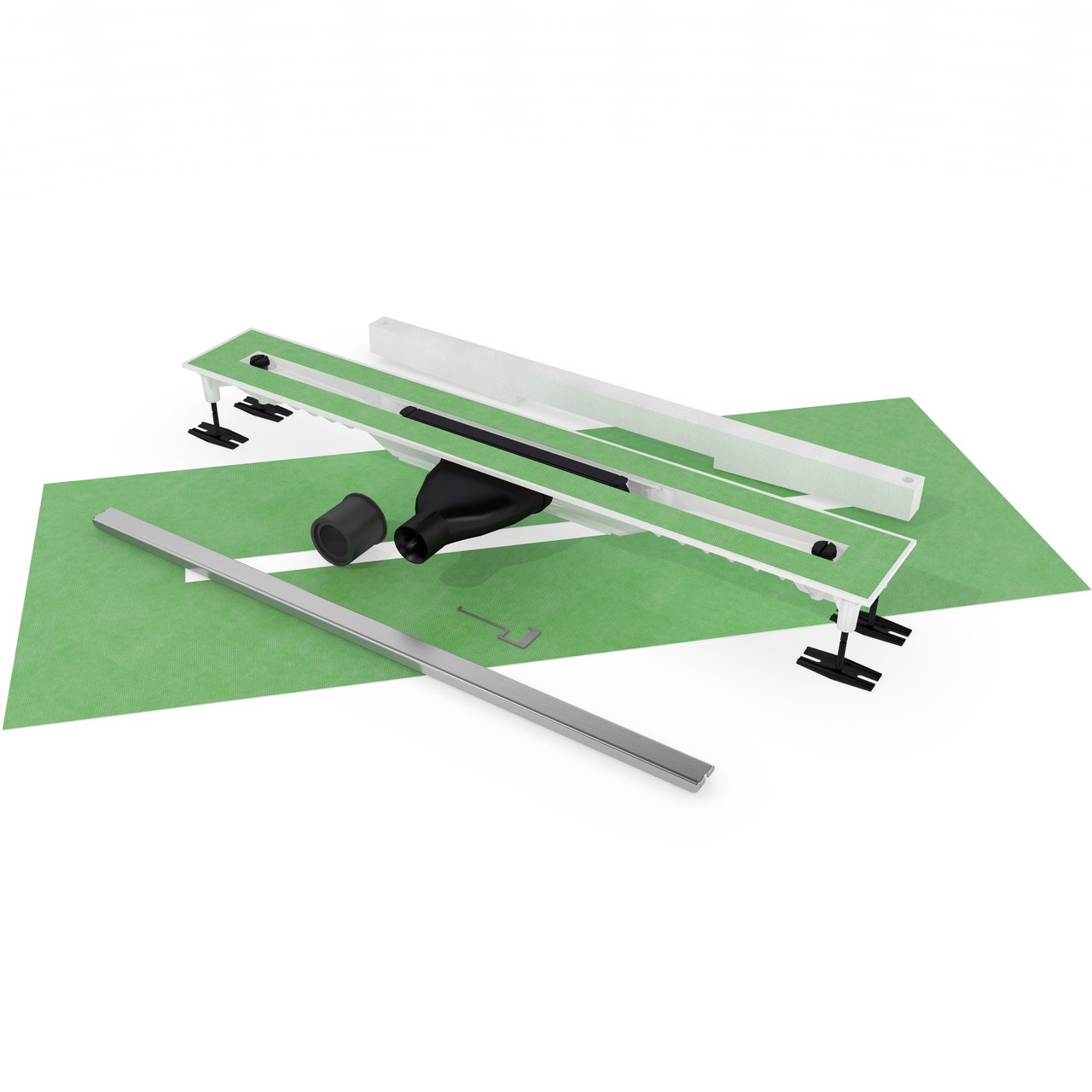 Mydrain Secret Line douchegoot 70 cm Betegelbaar rooster