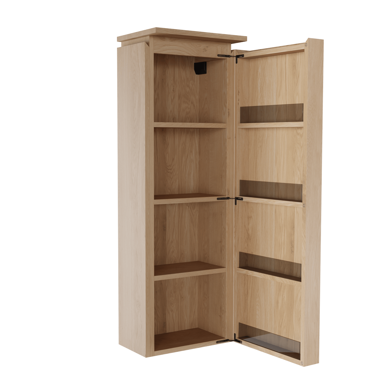 Balmani Eclips colonne salle de bains suspendu droite chêne naturel 44 x 32 x 130 cm